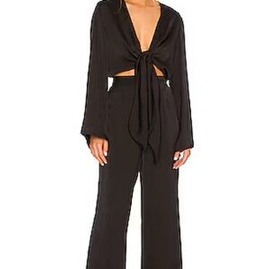 SNDYS Black Pluto Jumpsuit